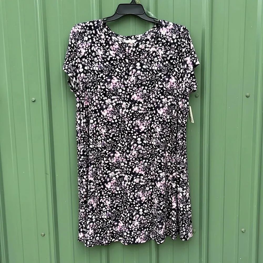 Women's Soft Stretch Swing Knit Dress, Size 0X